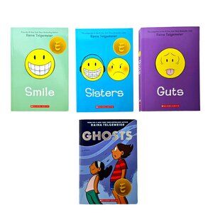 Raina Telgemeir Book Bundle ( Smile- Sisters- Guts- Ghosts)